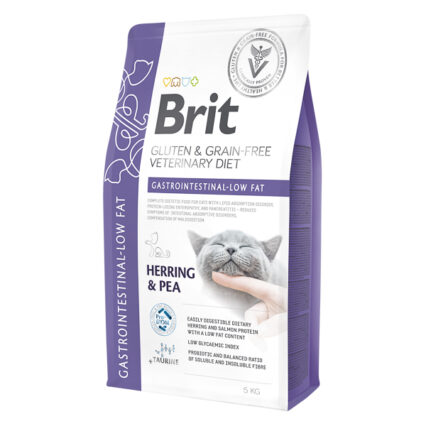 Brit GF Veterinary Diet Cat Gastrointestinal Low Fat 5 kg