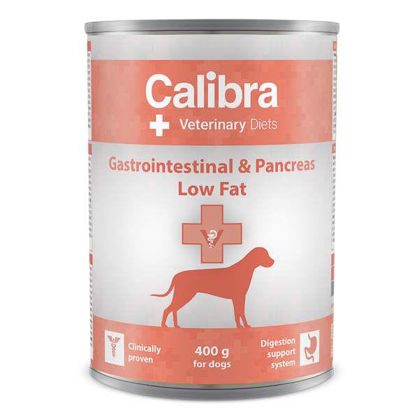 Calibra VD Dog Can Gastrointestinal & Pancreas Low Fat 400 g