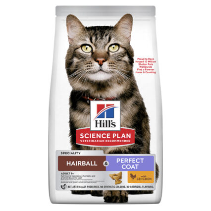 Hill's SP Feline Adult Hairball & Perfect Coat 3 kg