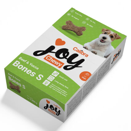 Calibra Joy Dog Chewy Beef & Yucca Bones Small 1000 g