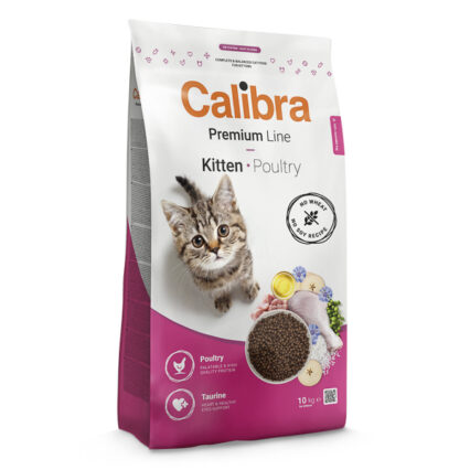 Calibra Cat Premium Line Kitten Poultry 10 kg