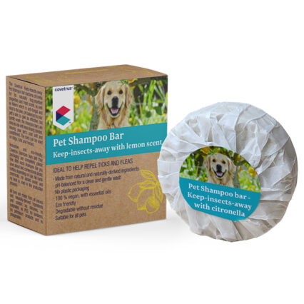 Sampon solid anti-insecte, cu citronella