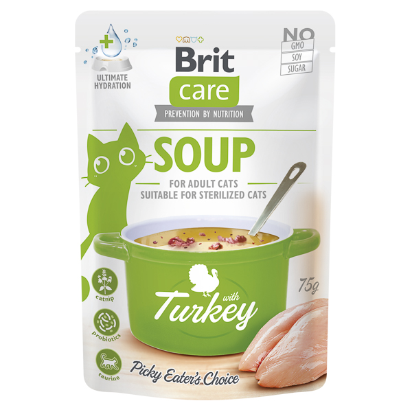 Brit Care Cat Soup with Turkey 75 g