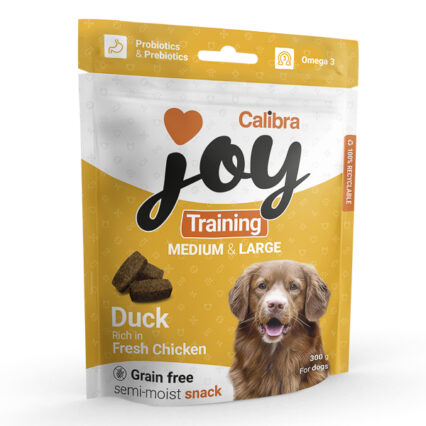 Calibra Joy Dog Training Snacks Medium & Large Duck & Chicken 300 g