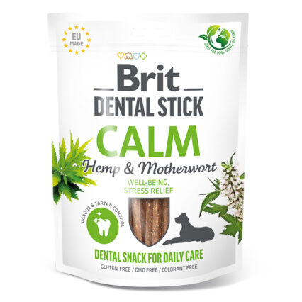 Brit Dental Stick Calm with Hemp & Motherwort 7 buc