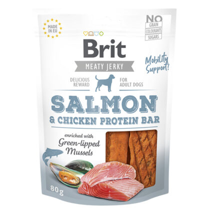 Brit Jerky Salmon Protein Bar 80 g