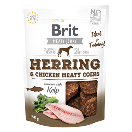 Brit Jerky Herring Meaty Coins 80 g