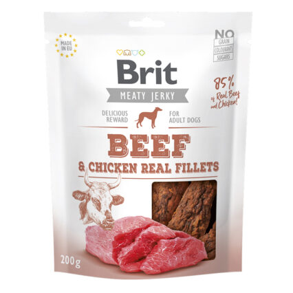 Brit Jerky Beef Fillets 200 g