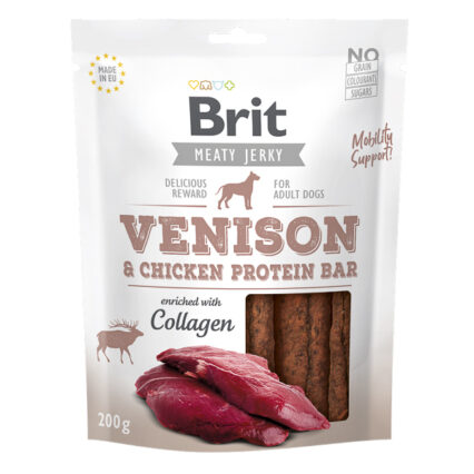 Brit Jerky Venison Protein Bar 200 g