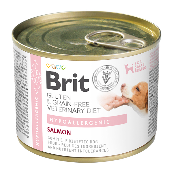 Brit GF Veterinary Diet Dog Can Hypoallergenic 200 g