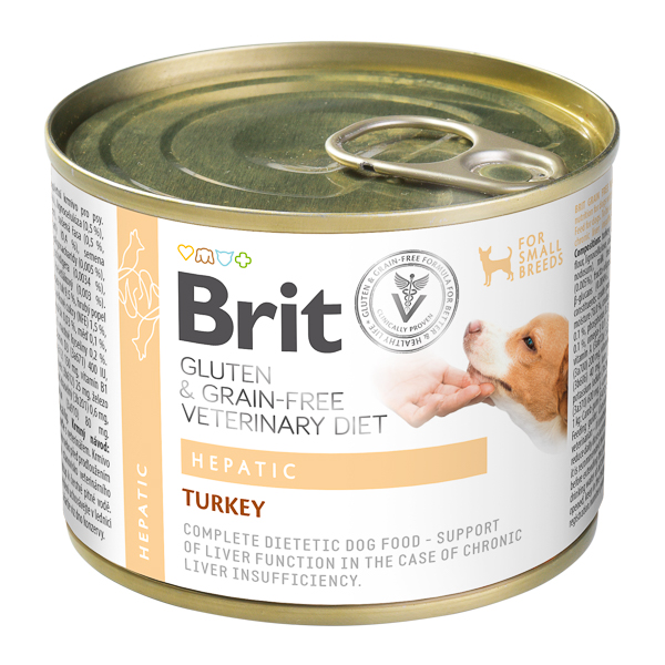 Brit GF Veterinary Diet Dog Can Hepatic 200 g