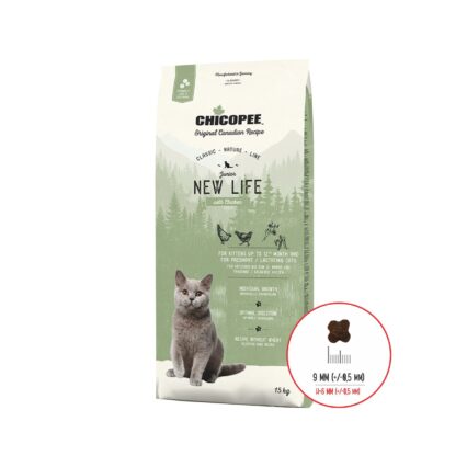 HRANA USCATA PENTRU PISICI SUPER PREMIUM CHICOPEE CNL JUNIOR NEW LIFE CHICKEN 15KG
