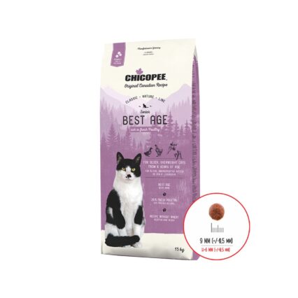 HRANA USCATA PENTRU PISICI SUPER PREMIUM CHICOPEE CNL SENIOR BEST AGE POULTRY 15KG