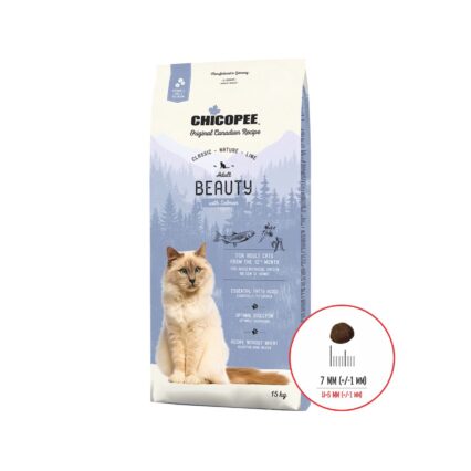 HRANA USCATA PENTRU PISICI SUPER PREMIUM CHICOPEE CNL ADULT BEAUTY SALMON 15KG