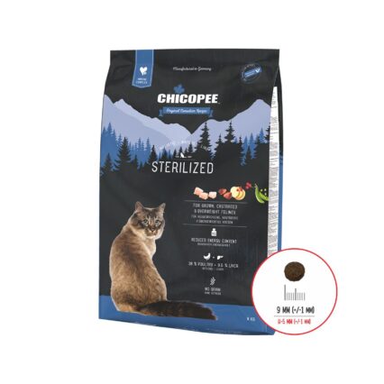 HRANA USCATA PENTRU PISICI SUPER PREMIUM CHICOPEE HNL STERILIZED 8KG