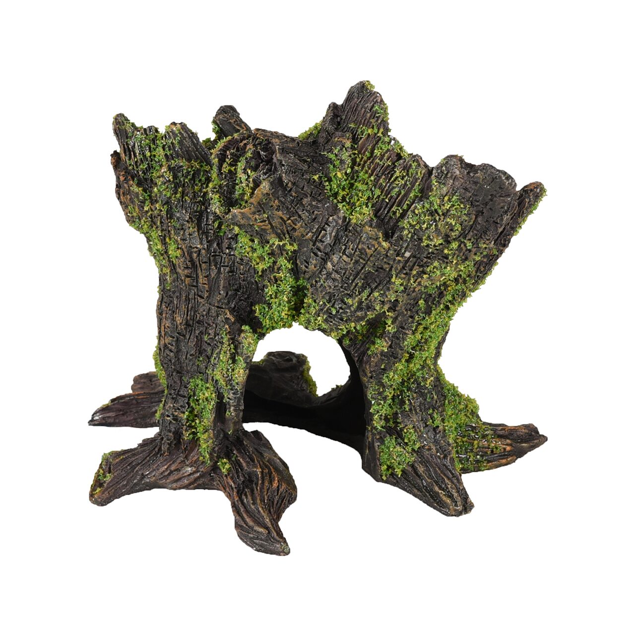 DECOR PENTRU ACVARIU MOZA TRUNCHI DE COPAC MARE FLAMINGO 13X10X12CM