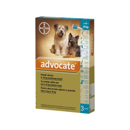 ADVOCATE DOG 4-10KG (3PIP/CUT)