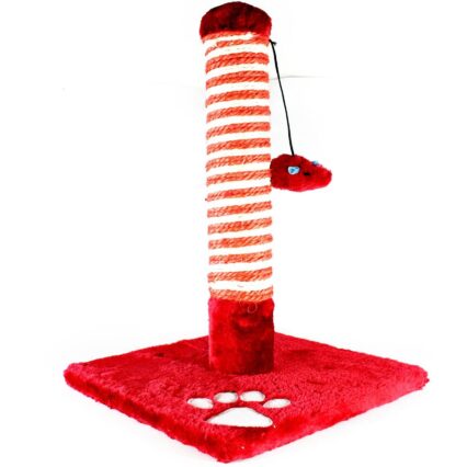 SISAL PENTRU PISICI PAPILLON GUSS ROSU 25x25x40(h)cm