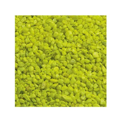 NISIP PENTRU ACVARIU FLAMINGO GALBEN NEON 1KG 4-7MM