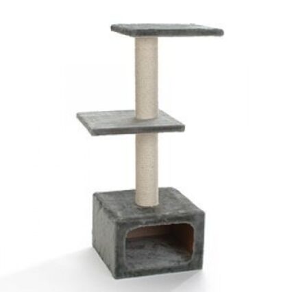 Sisal gri pentru pisici Dora 37x37x92 cm