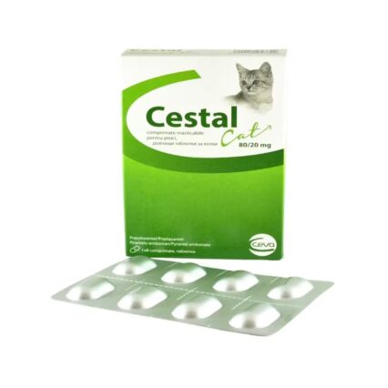 ANTIPARAZITAR INTERN PENTRU PISICI CESTAL CHEW (8TB/CUTIE)