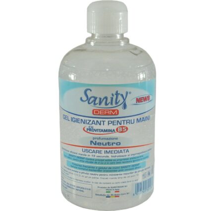 GEL IGIENIZANT PENTRU MAINI SANITY 500ML/24IGSD500