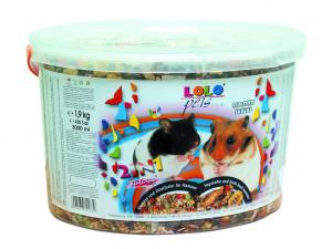 Hrana 2 in 1 pentru hamsteri - galeata de 3 L