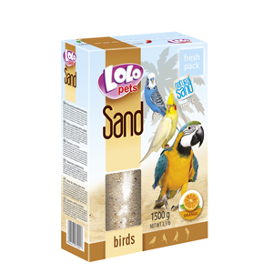 Nisip portocaliu pentru pasari