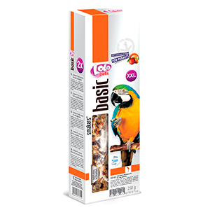 Batoane XXL cu alune si fructe pentru papagali mari