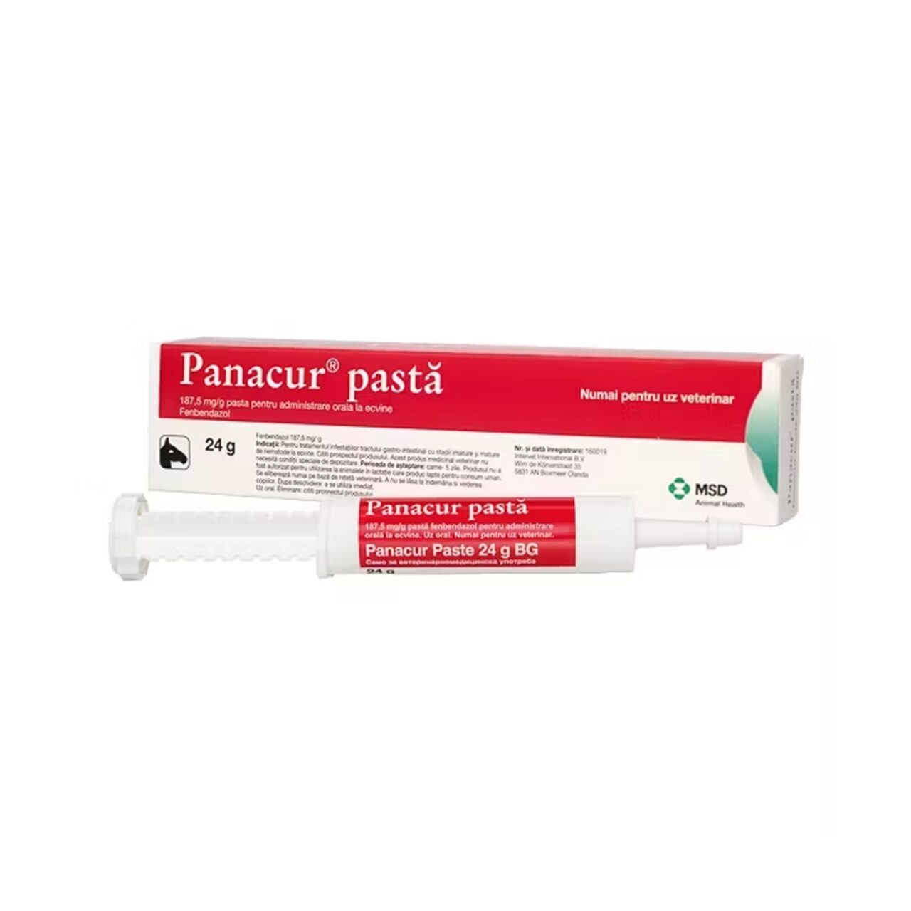 PANACUR PASTA ANTIPARAZITAR INTERN PENTRU CABALINE (SERINGA x24G)