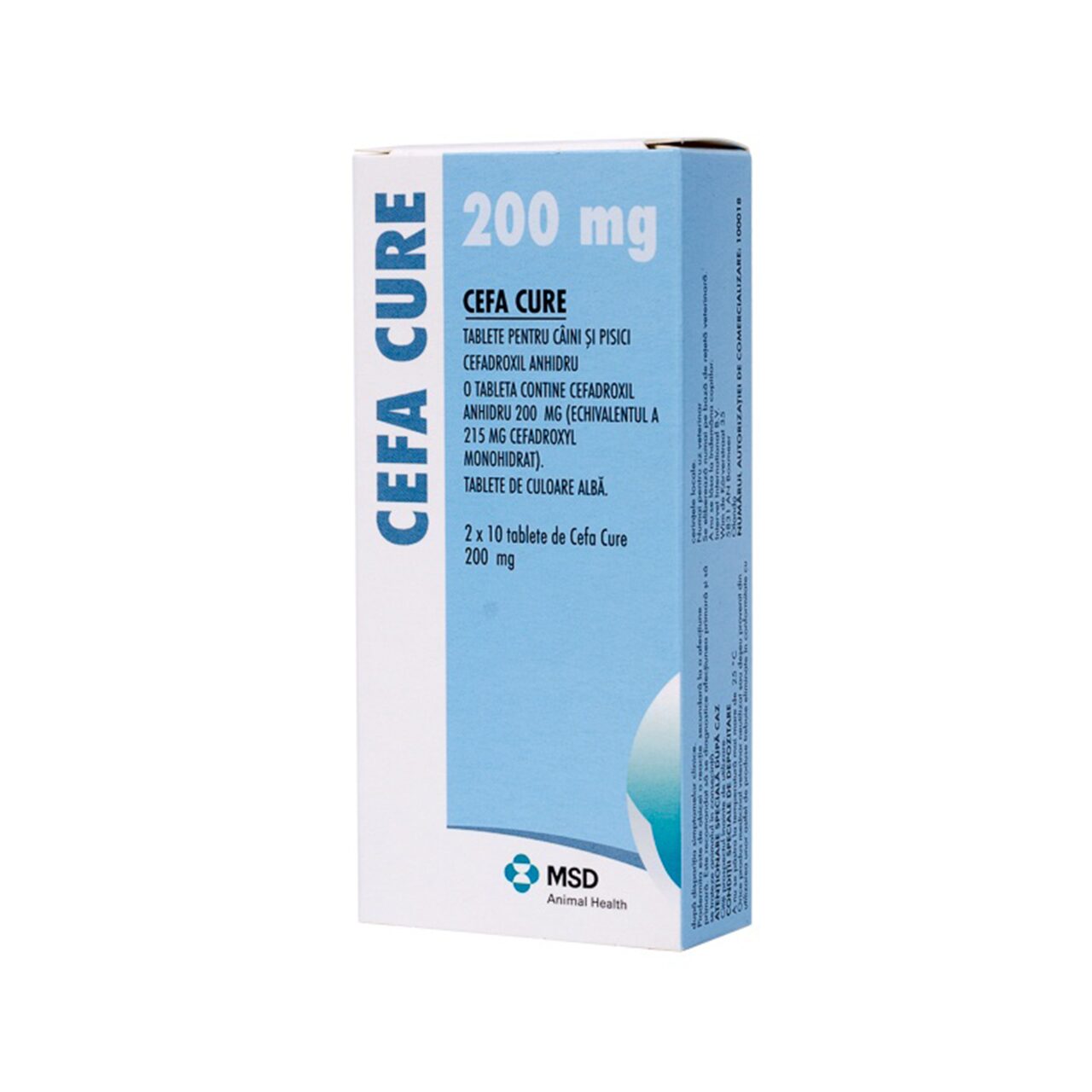 CEFA-CURE 200MG (CUTIE*20 TABLETE)