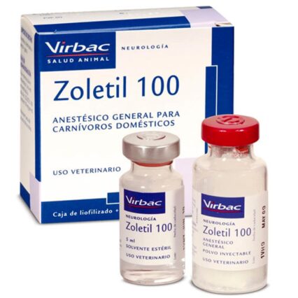 ZOLETIL 100 MG/ML X 5 ML INJECTABIL
