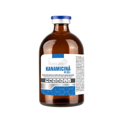SOLUTIE INJECTABILA MULTISPECIE KANAMICINA FP 25% 100ML