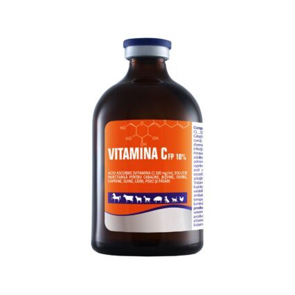 SOLUTIE INJECTABILA MULTISPECIE VITAMINA C 10% FP 100ML
