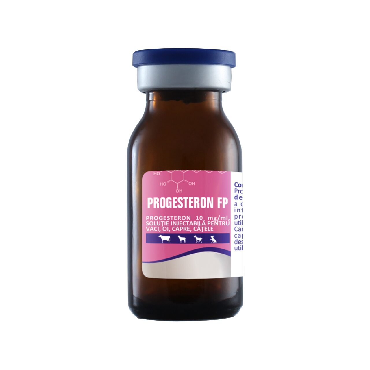 SOLUTIE INJECTABILA MULTISPECIE PROGESTERON FP 10ML
