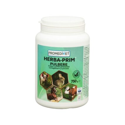 HERBA-PRIM PULBERE FURAJ COMPLEMENTAR RUMEGATOARE/PORCINE 750G