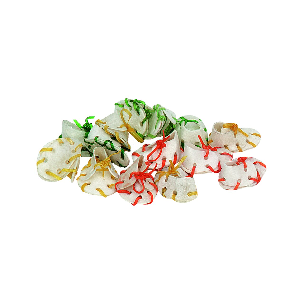 RECOMPENSE PENTRU CAINI FLAMINGO PANTOF PIELE COLOR 7CM-250GR (50BUC/SET)