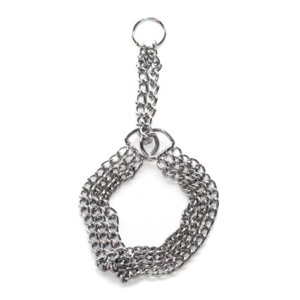 ZGARDA PENTRU CAINI  LANT TRIPLU 2MM X 35CM