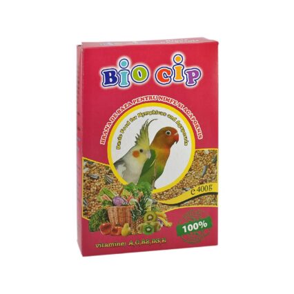 HRANA COMPLETA BIOCIP PENTRU NIMFE SI AGAPORNIS 400G