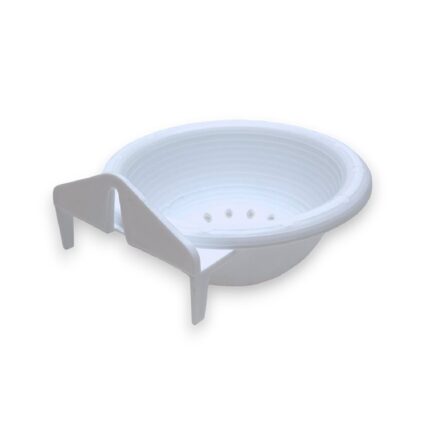 CUIB PASARI EXOTICE DIN PLASTIC CU SUPORT ALB