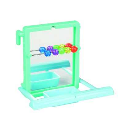 JUCARIE PENTRU PASARI EXOTICE FLAMINGO OGLINDA CU HRANITOARE