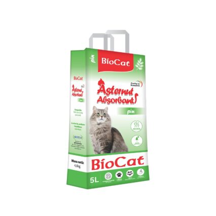ASTERNUT PENTRU LITIERA PISICI NISIP BIOCAT PIN 4,6 KG