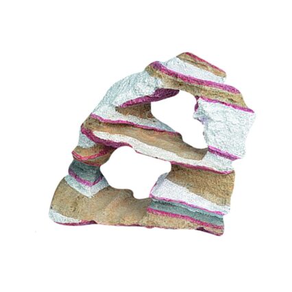 DECOR PENTRU ACVARIU ROCA CURCUBEU FLAMINGO 14X6X12.5CM