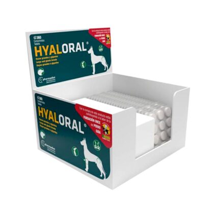 SUPLIMENT PENTRU CAINI DE TALIE MARE HYALORAL 360TB