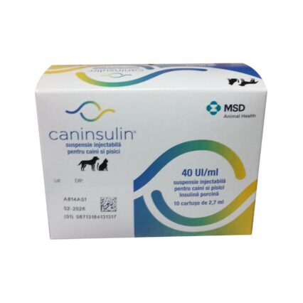 CANINSULIN 40UI/ML TRATAMENT DIABET ZAHARAT LA CAINI SI PISICI