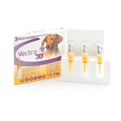 VECTRA 3D DOG S (1.5-4KG) X 3PIP/CT