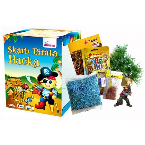 Acvariu Diversa Junior Pirat 20x20x25 cm 10 L