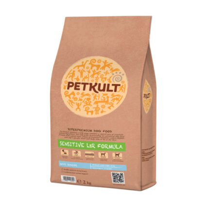 Hrana uscata pentru caini Petkult Sensitive Maxi Junior cu miel si orez 2 kg