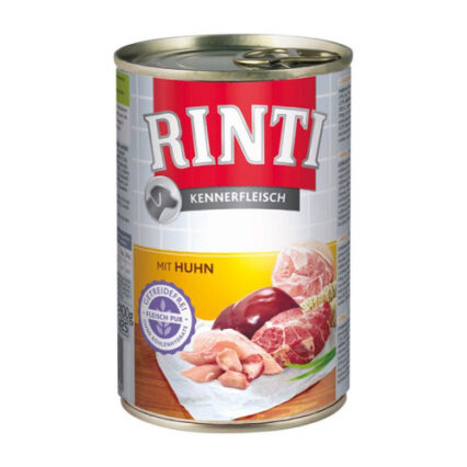 Hrana umeda pentru caini Rinti adult cu pui 400 g