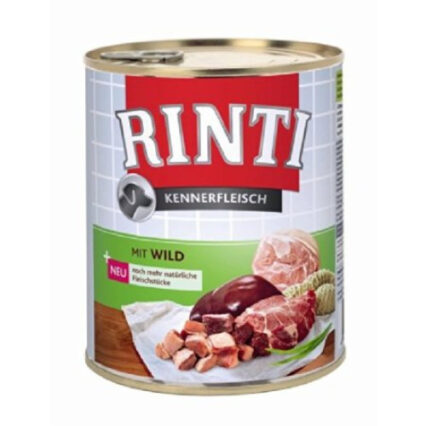 Hrana umeda pentru caini Rinti Adult cu vanat 800 g